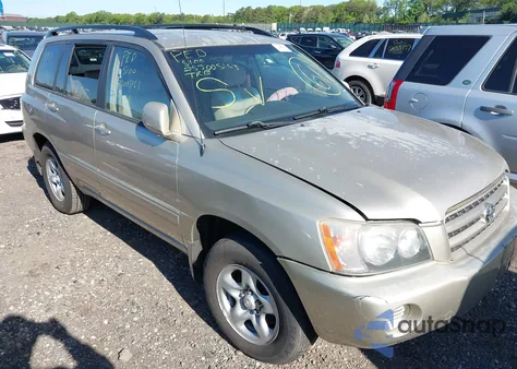 2001 Toyota Highlander from USA, damaged, VIN JTEGD21A910008083
